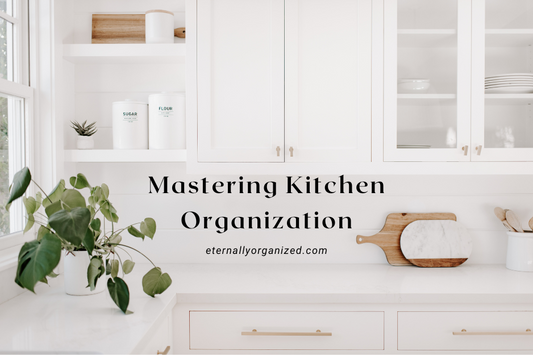 Masting kitchen organization. Creating efficient zones for seamless cooking.